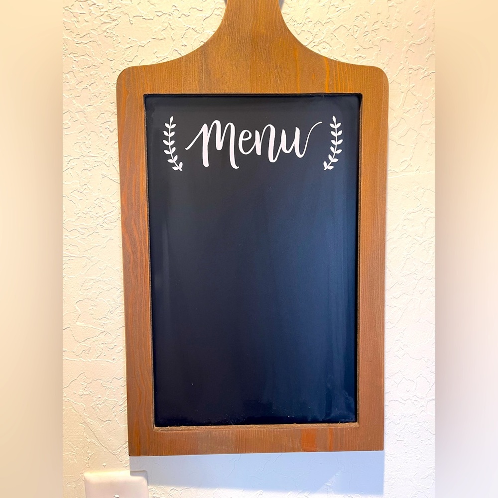 Menu kitchen wall decor